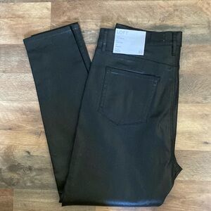 Loft shimmer skinny jeans